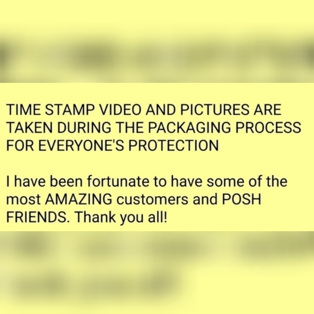 👜  TIME STAMPED VIDEO & PICS FOR YOUR PROTECTION